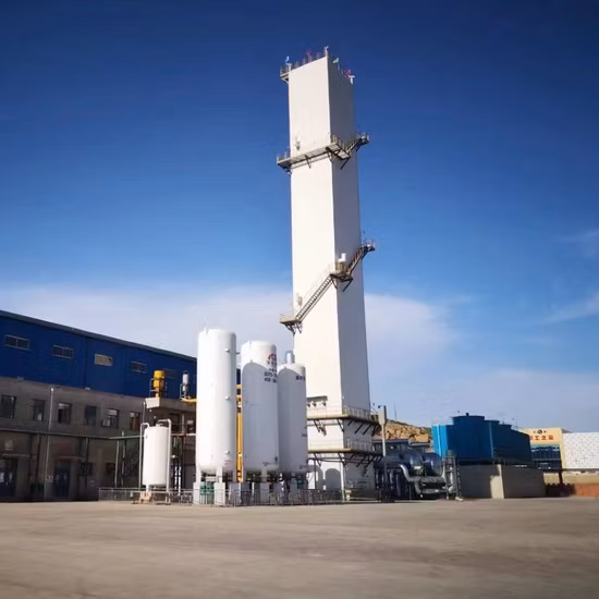 Low Energy Consumption Cryogenic Gas Production Air Separation Unit Liquid Nitrogen Oxygen Generator for Fluid Storage