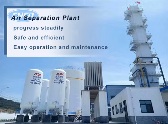 Low Energy Consumption Cryogenic Gas Production Air Separation Unit Liquid Nitrogen Oxygen Generator for Fluid Storage